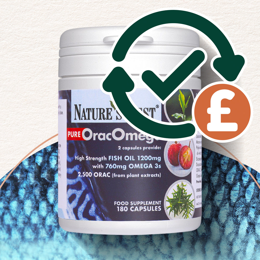 OracOmega, Fish Oil 1200mg with Plant Antioxidants