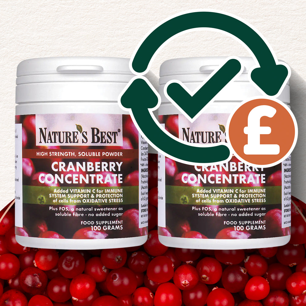 Cranberry Powder with Vitamin C & FOS