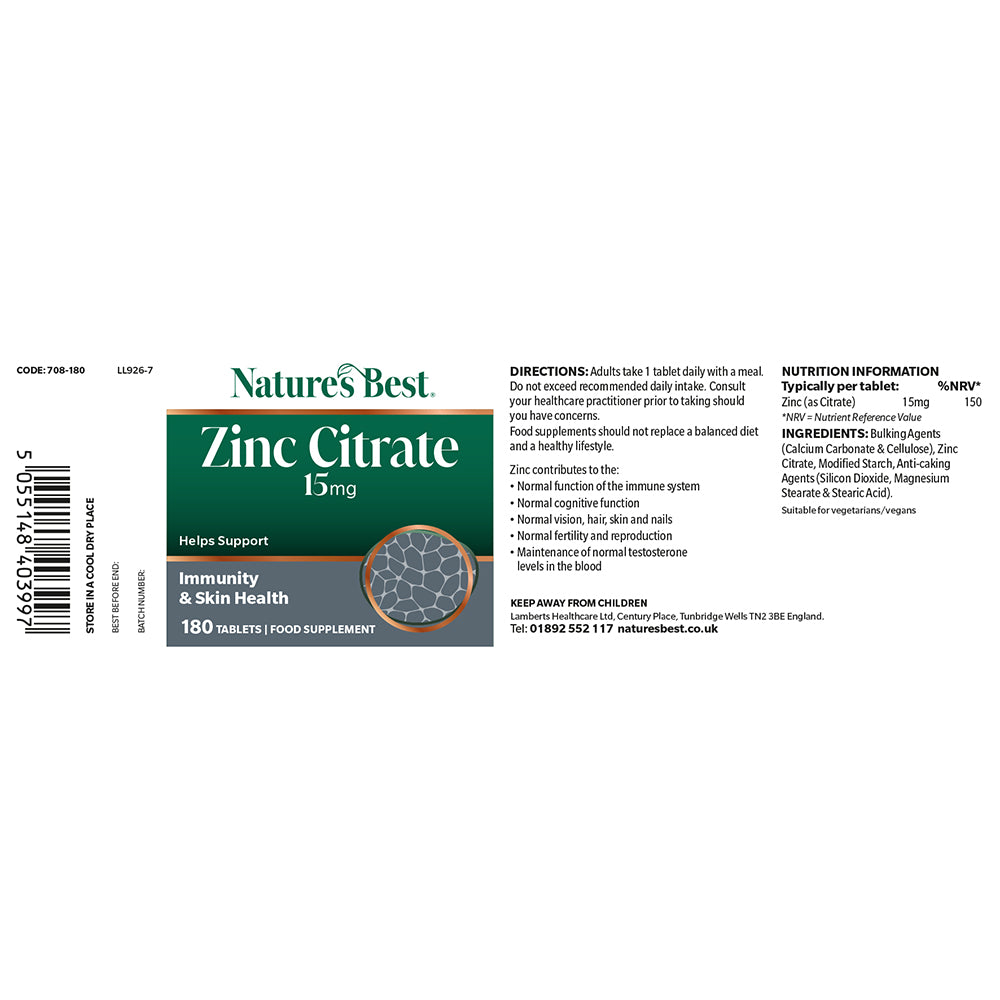 Zinc 15mg