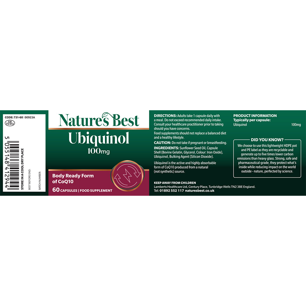 Ubiquinol 100mg