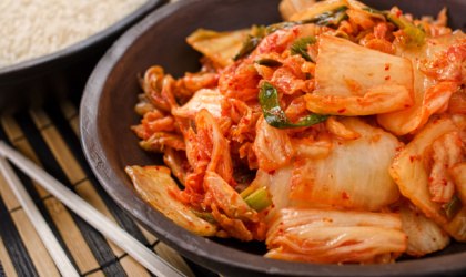 Kimchi stir fry