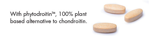 With phytodroitin™, 100% plant based alternative to chondroitin.