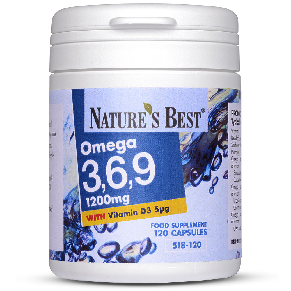Omega 3, 6 & 9 Tablets | Omega 3 Supplement | Nature's Best