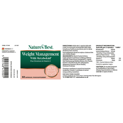 Weight Management with Metabolaid