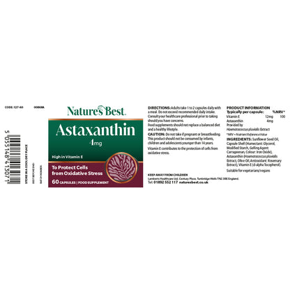 Astaxanthin 4mg