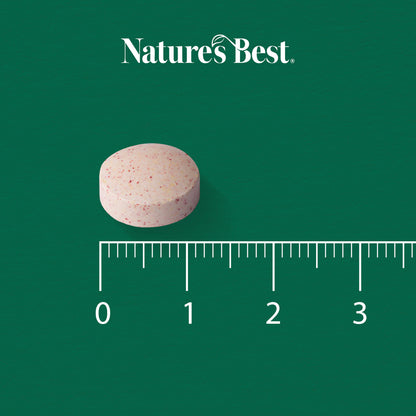 NEURO-B Tablet on ruler to show size