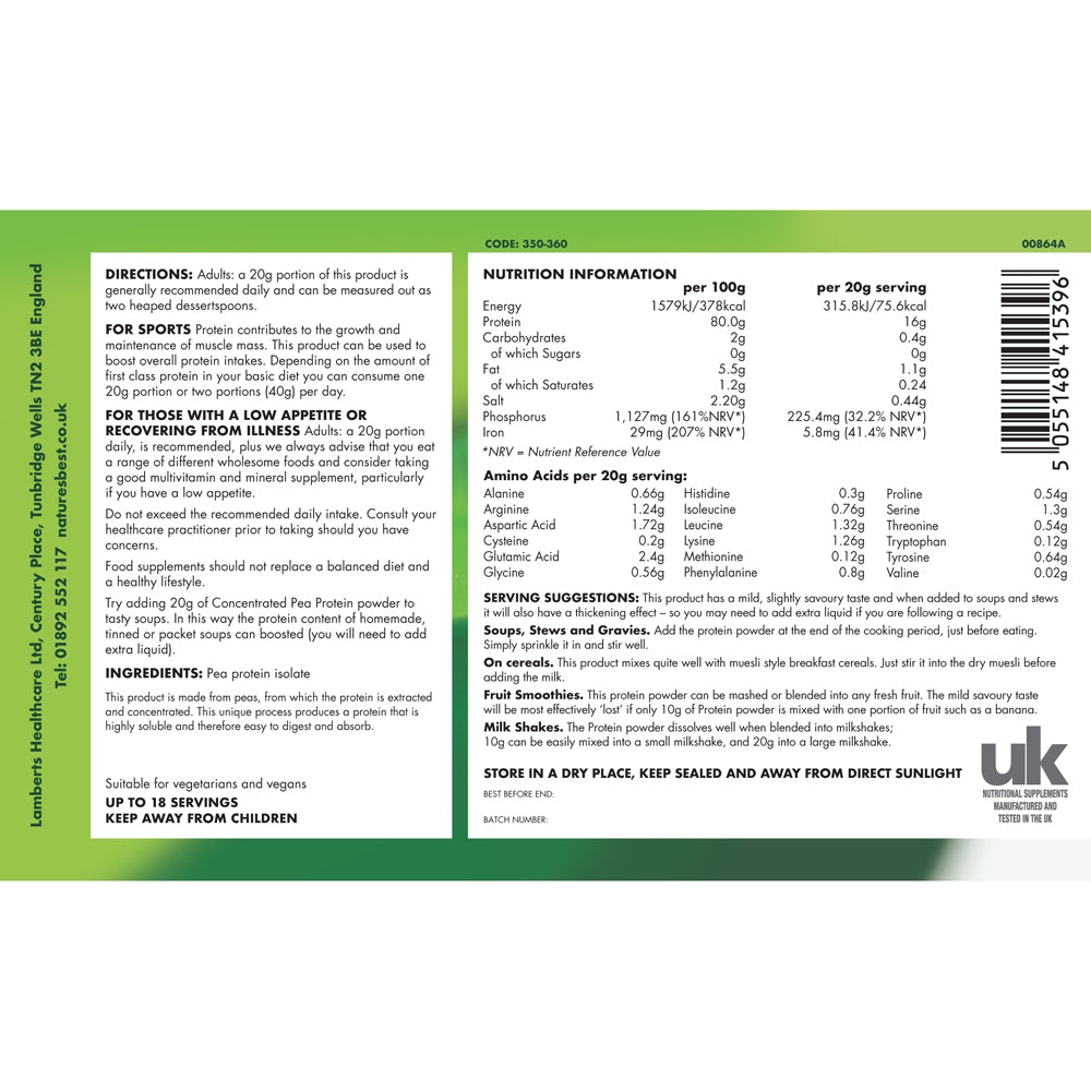 Pea Protein Powder