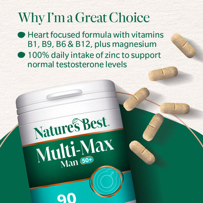 Multi-Max Man 50+ Multivitamin