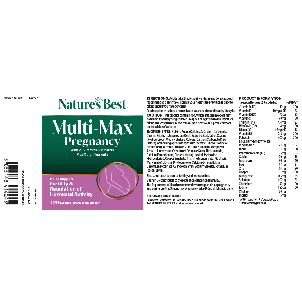Multi-Max Multivitamin for Pregnancy