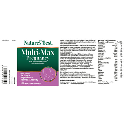 Multi-Max Multivitamin for Pregnancy