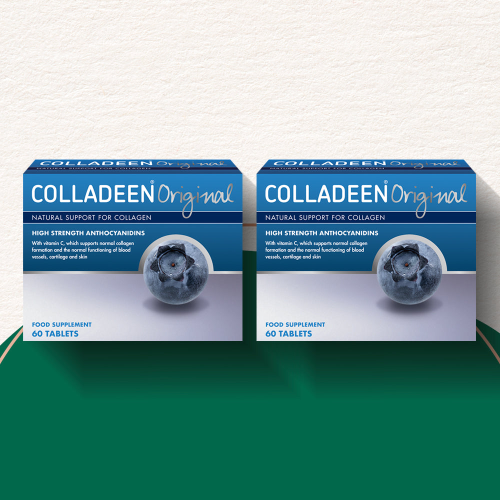 Two boxes of Colladeen Original supplement on a white background