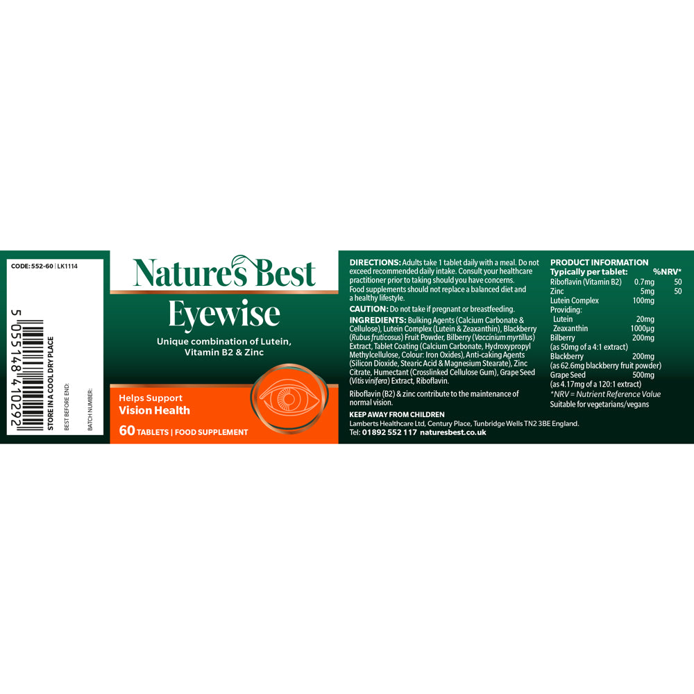 Eyewise with Lutein & Zeaxanthin