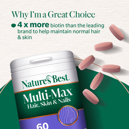 Multi-Max Multivitamin for Hair, Skin & Nails