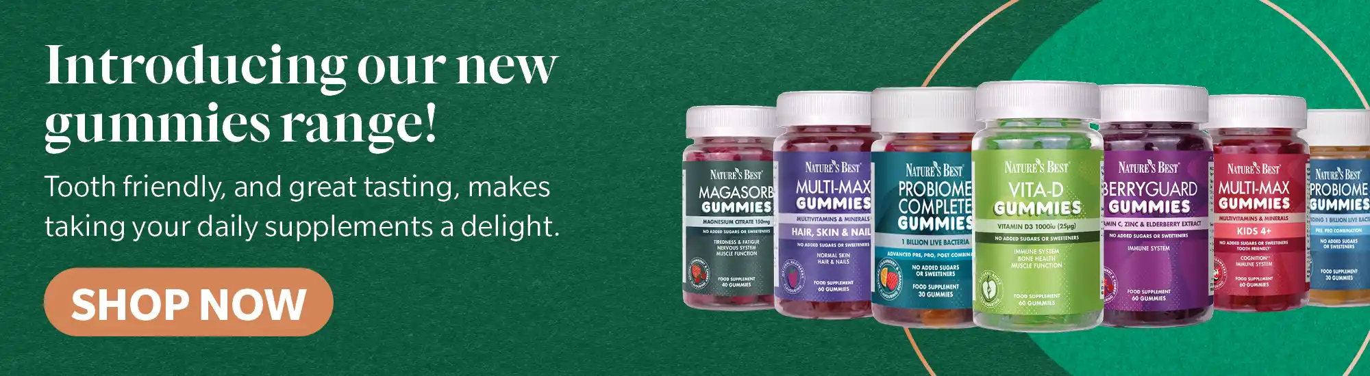 Introducing our new range of gummy supplements!