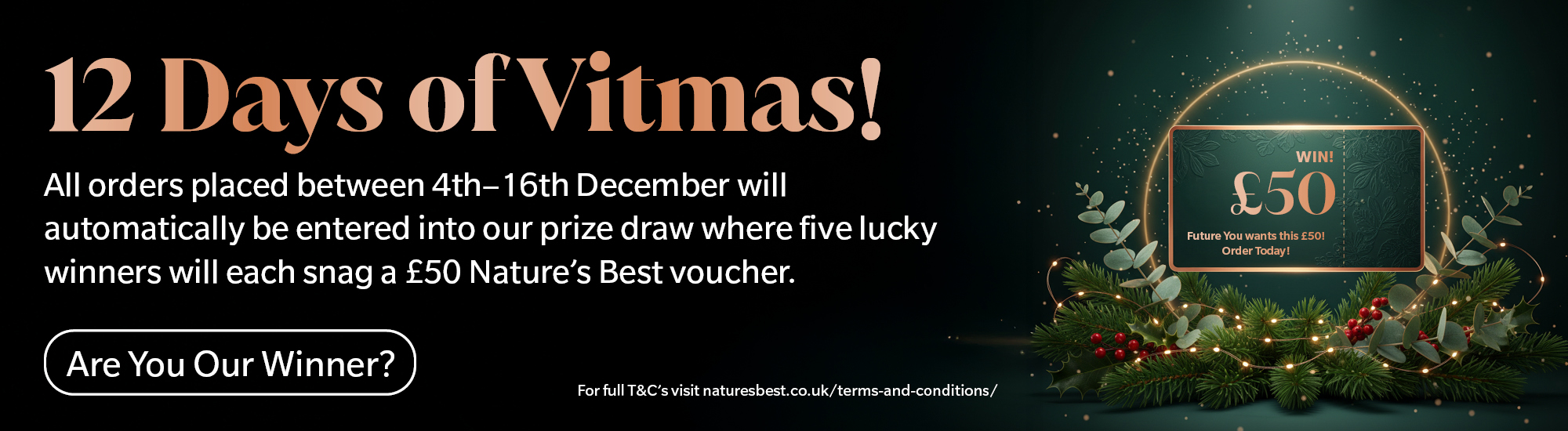 12 Days of Vitmas Prize draw