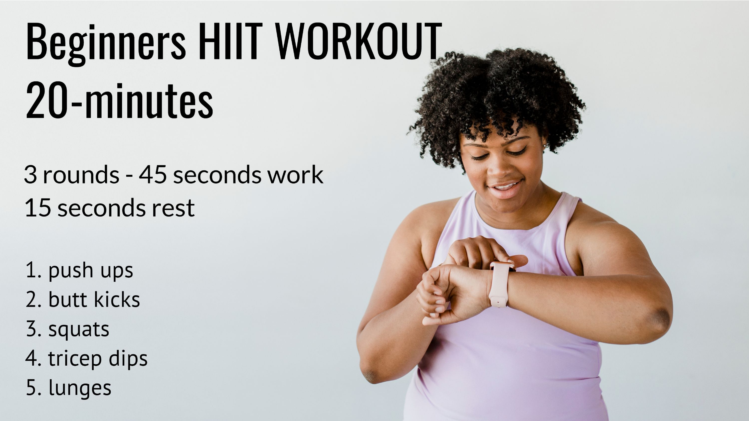 Beginners HIIT workout