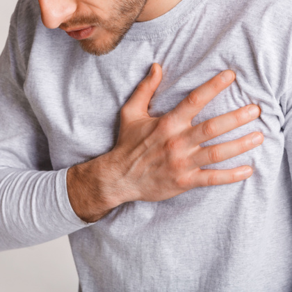 What causes chest pain?