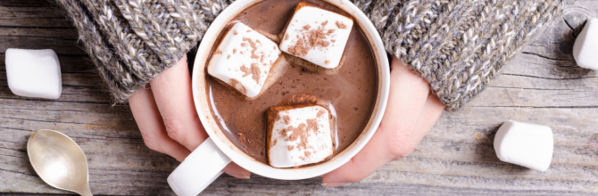 Indulgent hot chocolate
