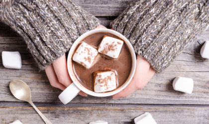 Indulgent hot chocolate