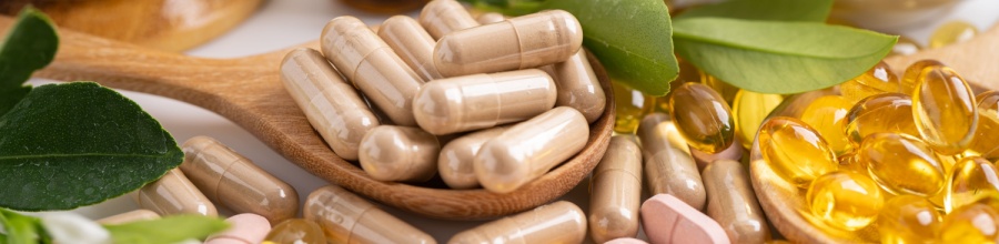 A selection of tablets and capsules