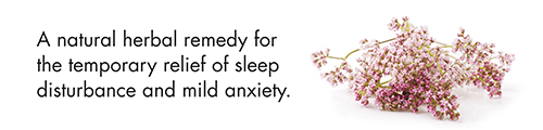 A natural herbal remedy for the temporary relief of sleep disturbance and mild anxiety.