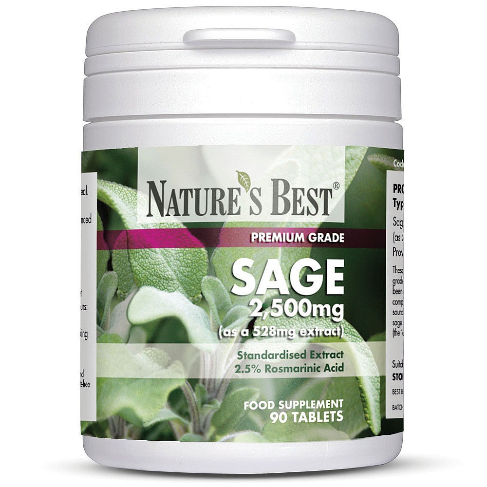Sage tablets for menopause