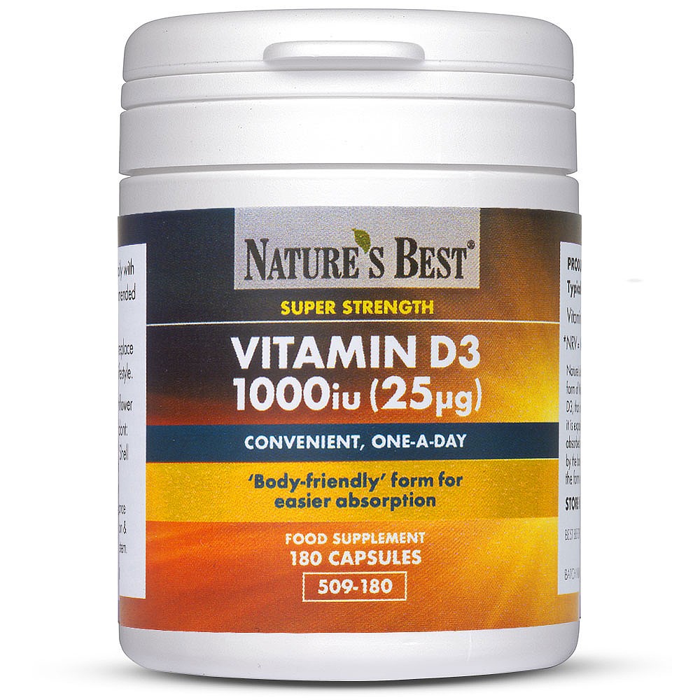 Vitamin D3 1000iu Supplements Natures Best