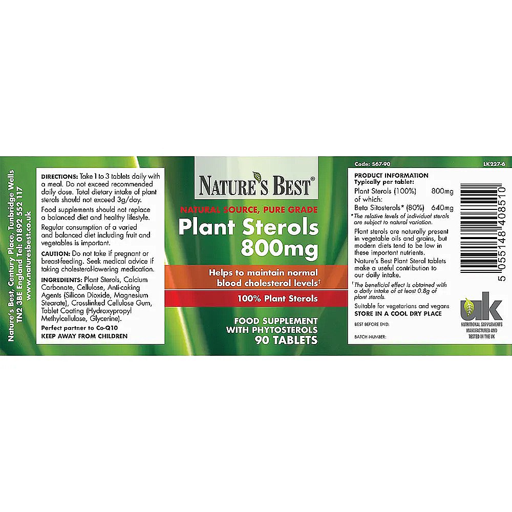Plant Sterols | Natural Cholesterol Support | Nature's Best