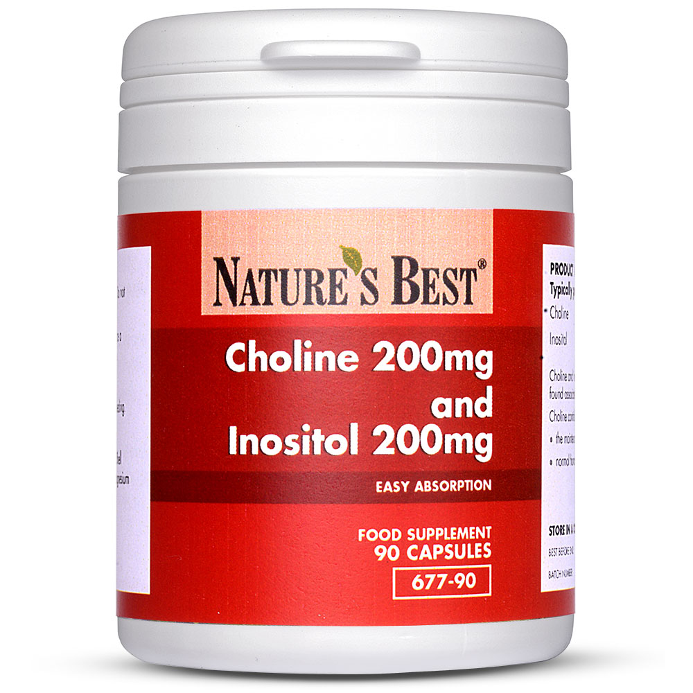 Choline & Inositol | UK-Made Capsule Supplement | Nature's ...
