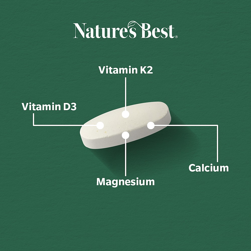 OsteoDefence 90 Capsules - Contains Calcium, Magnesium, Vitamins D3 K2 Plus A Host