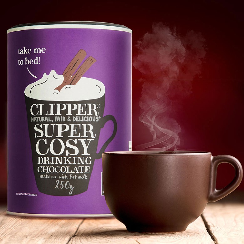 Clipper Fairtrade Hot Chocolate Sachets – Instant Single Serve Portions