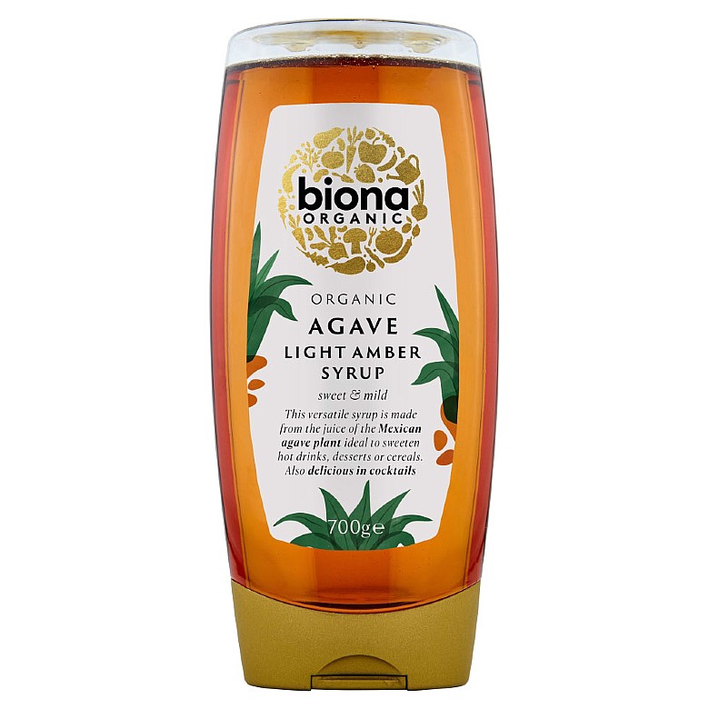 Biona Agave Light Syrup Squeezy 700G