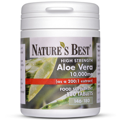 Aloe Vera 10,000mg, High Potency Extract
