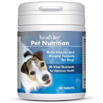 Multi Vitamin and Mineral for Dogs, Contains 22 Vital Nutrients