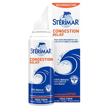 Sterimar Congestion Relief Hypertonic Spray - 100ml