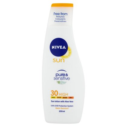 Nivea Sun Pure and Sensitive Lotion SPF30+ - 200ml