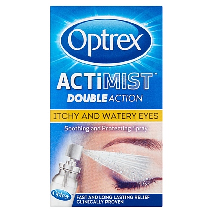 Optrex ActiMist 2 in 1 Eye Spray for Itchy + Watery Eyes 10ml