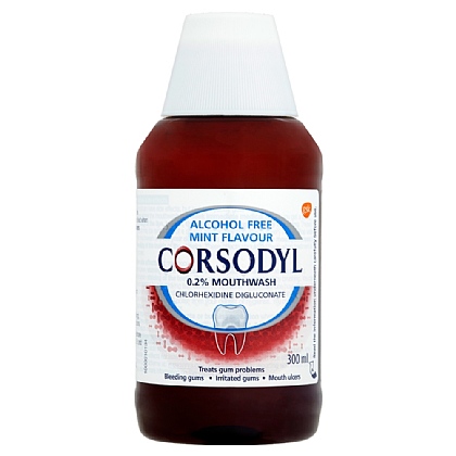 Corsodyl Alcohol Free Mouthwash - 300ml