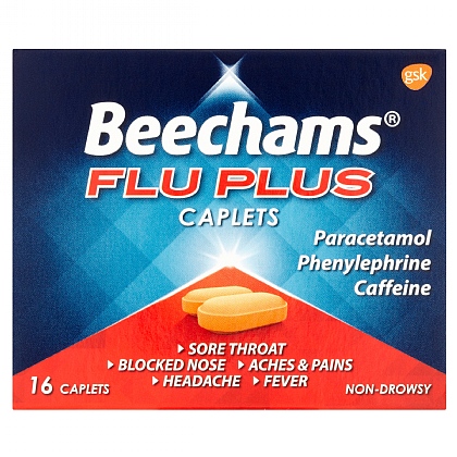 Beechams Flu Plus Caplets - 16