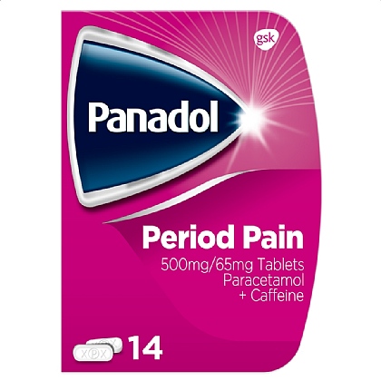 Panadol Period Pain 500mg/65mg Tablets 14 Tablets