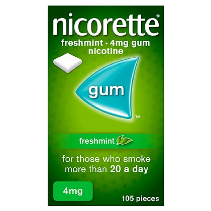 Nicorette Freshmint 4mg Gum - 105