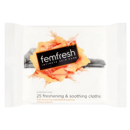 Femfresh Intimate Hygiene 25 Large Feminine Freshness Wipes