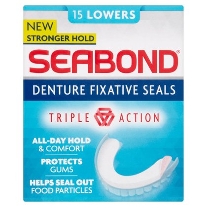 Seabond Original Denture Fixative Lower Seals - 15