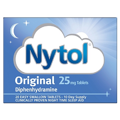 tablets sominex sleeping 25mg nytol original diphenhydramine clinically hydrochloride contains proven rrp aid night