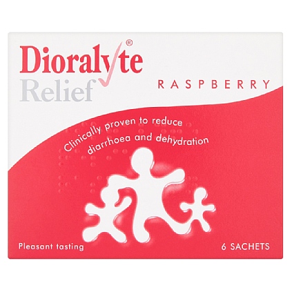Dioralyte Relief Raspberry Sachets - 6