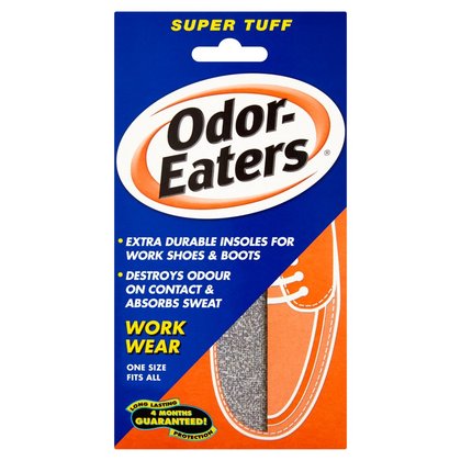 Odor Eaters Super Tuff Shoe Odour Washable Work Wear Insoles 