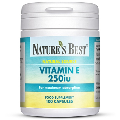 Vitamin E 250iu, Powerful Antioxidant From A Natural Source