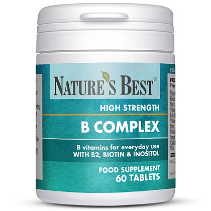 Vitamin B50 Complex, With B6, B12 & Folic Acid