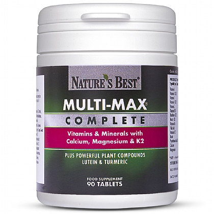 Multi-Max<sup>®</sup> Complete, High Strength Over 50s Multivitamin