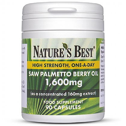 Saw Palmetto 1600mg, High Strength Purest Grade Extract